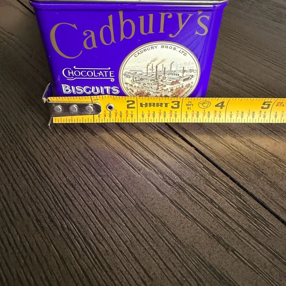 Vintage Tin Cadbury Covered Biscuits Chocolate Milk Chocolate